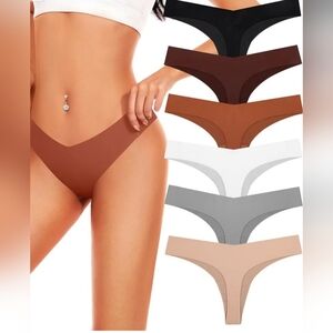 Seamless Thong Panties Set - 6 Colors C265